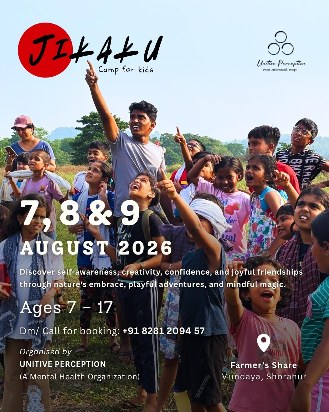 JIKAKU Camp for Kids - Workshop in Palakkad
