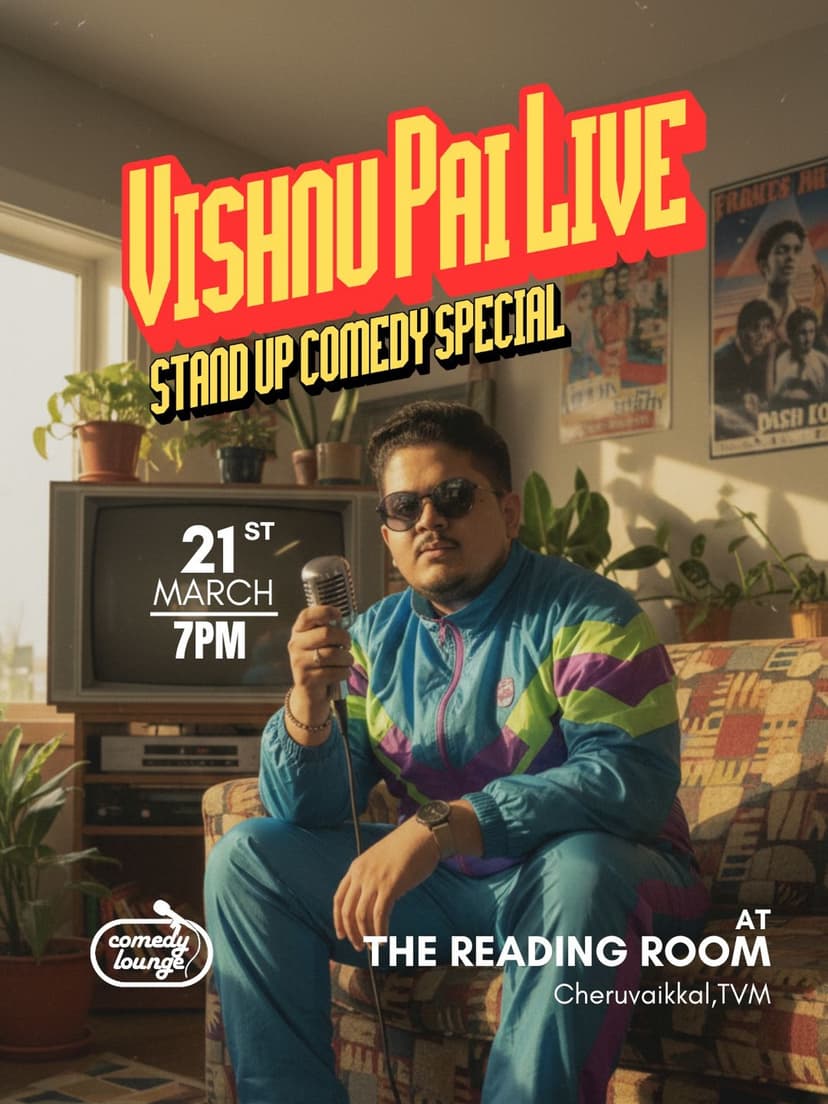 Vishnu Pai Live – A Stand-up Comedy Special - Comedy in Trivandrum