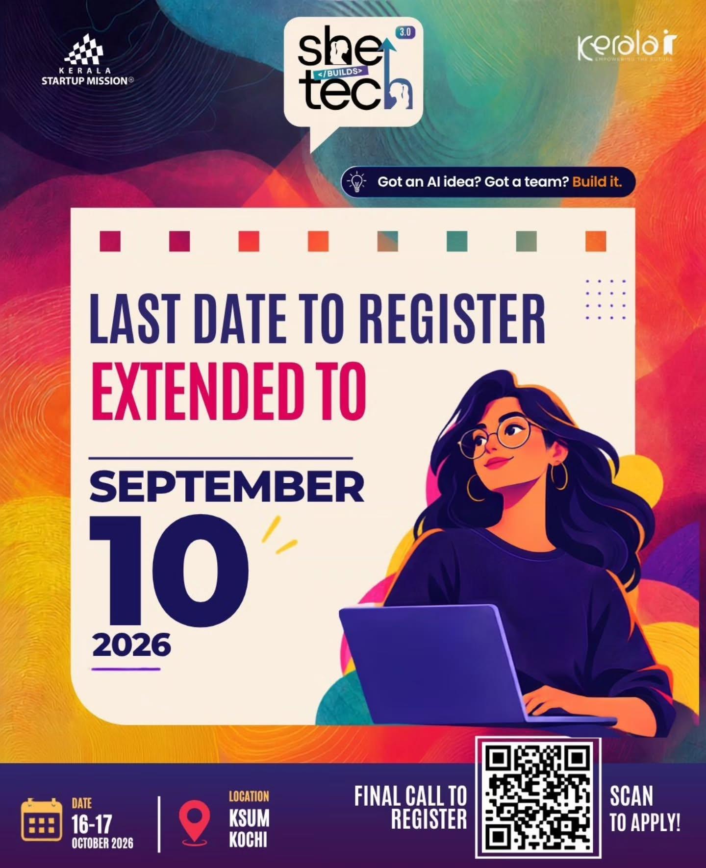 She Builds Tech 3.0 - Tech in Kochi