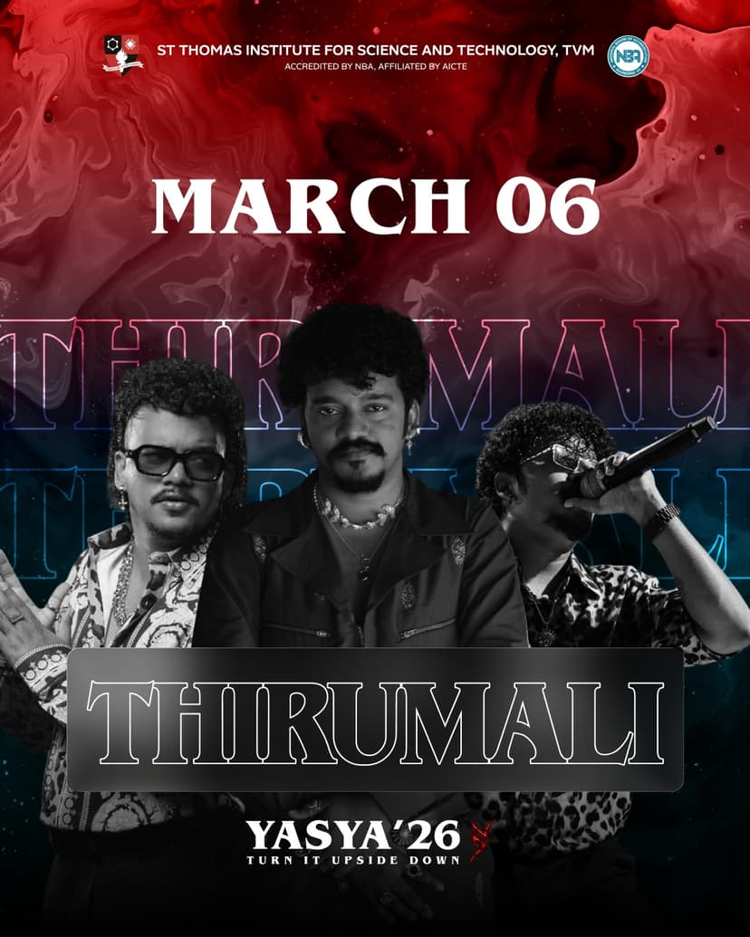 Thirumali Live | YASYA 26 - Music in Trivandrum