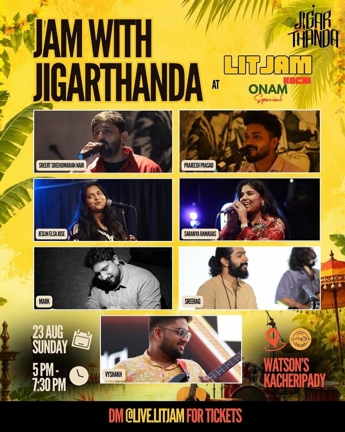 JAM WITH JIGARTHANDA at LITJAM - Music in Kochi