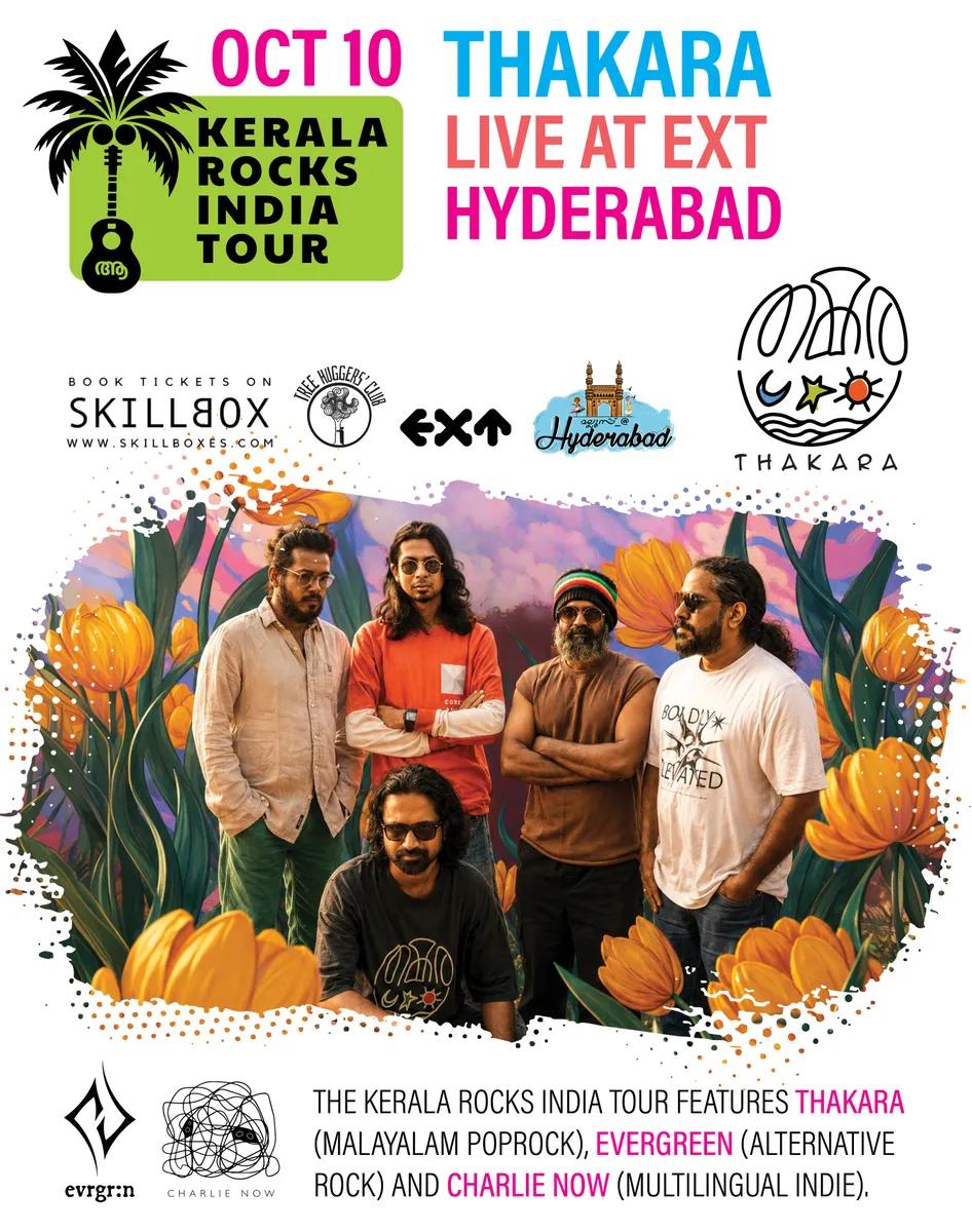 Kerala Rocks India ft. Thakara, Evergreen & Charlie Now | Hyderabad - Music in Hyderabad