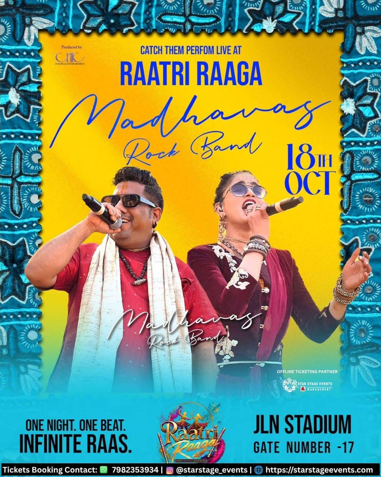 Raatri Raaga - The Raas Affair at JLN Stadium | Delhi - Music in Delhi