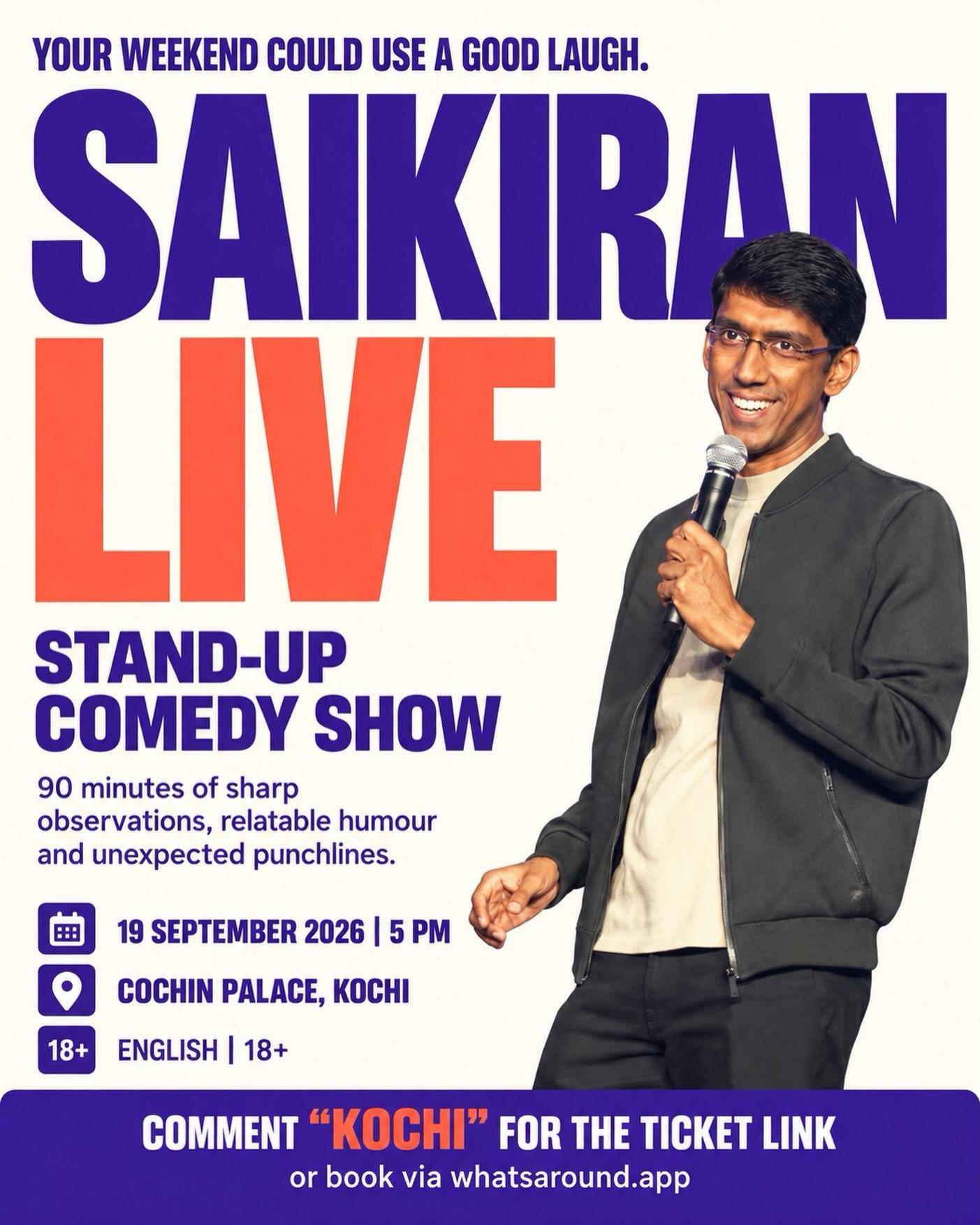 Saikiran Live | Stand-up Comedy Show