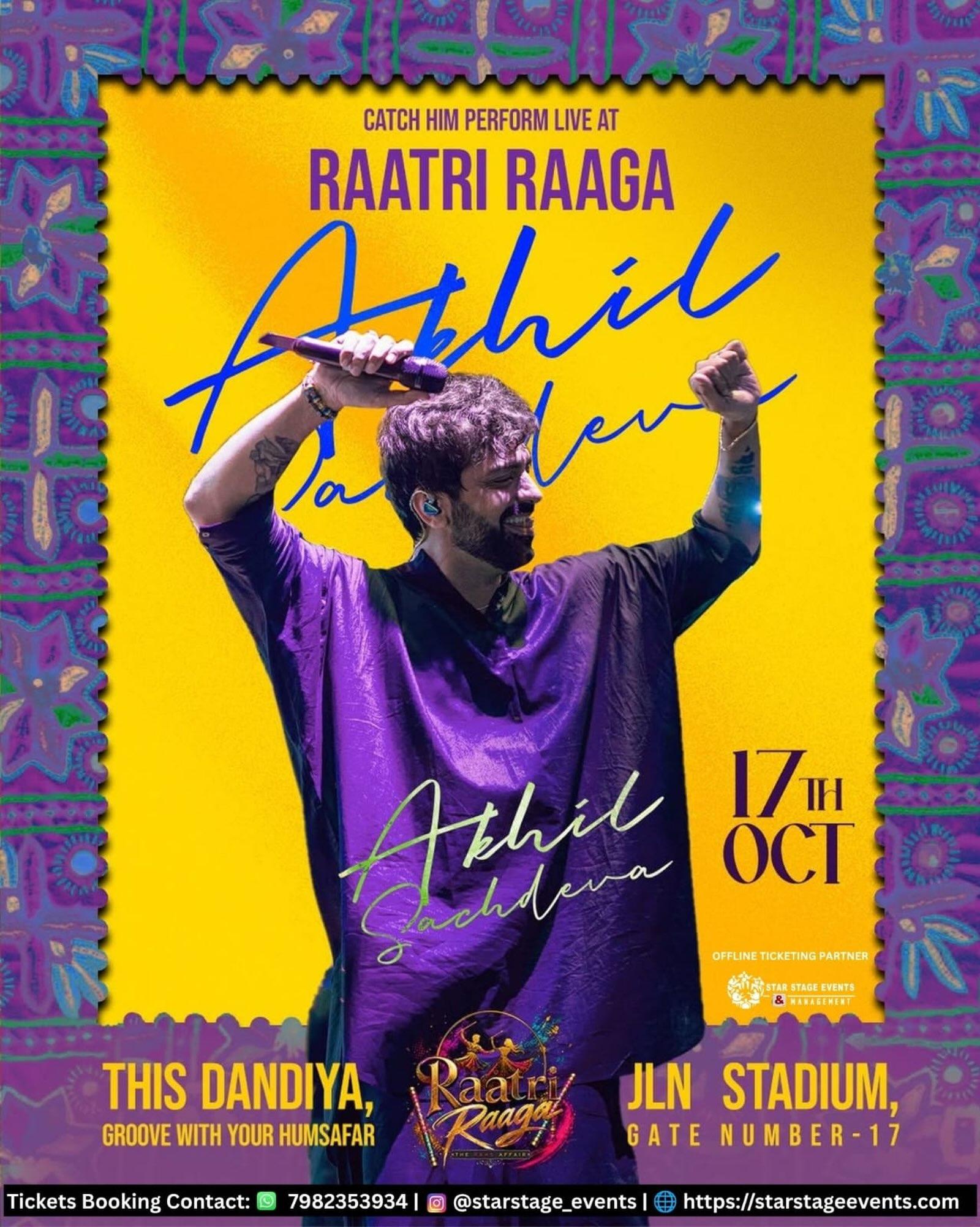 RAATRI RAAGA – THE DANDIYA AFFAIR ft. Akhil Sachdeva - Music in Delhi