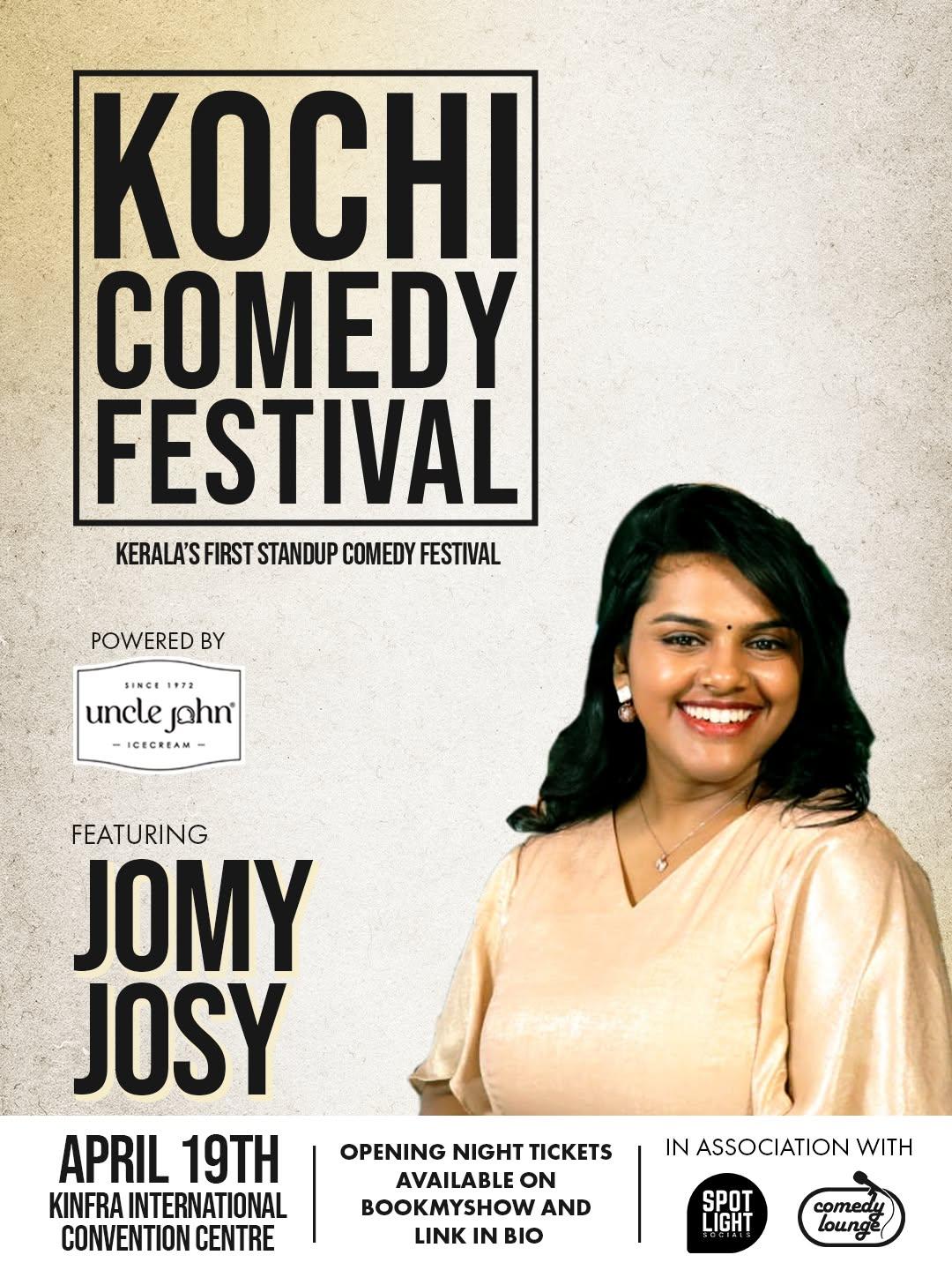 Jomy Josy Live – Kochi Comedy Festival 2026 | Stand-Up Comedy in Kochi - Comedy in Kochi