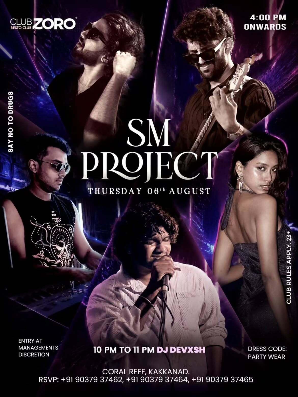 SM Project Live Band ft. DJ Devxsh - Music in Kochi