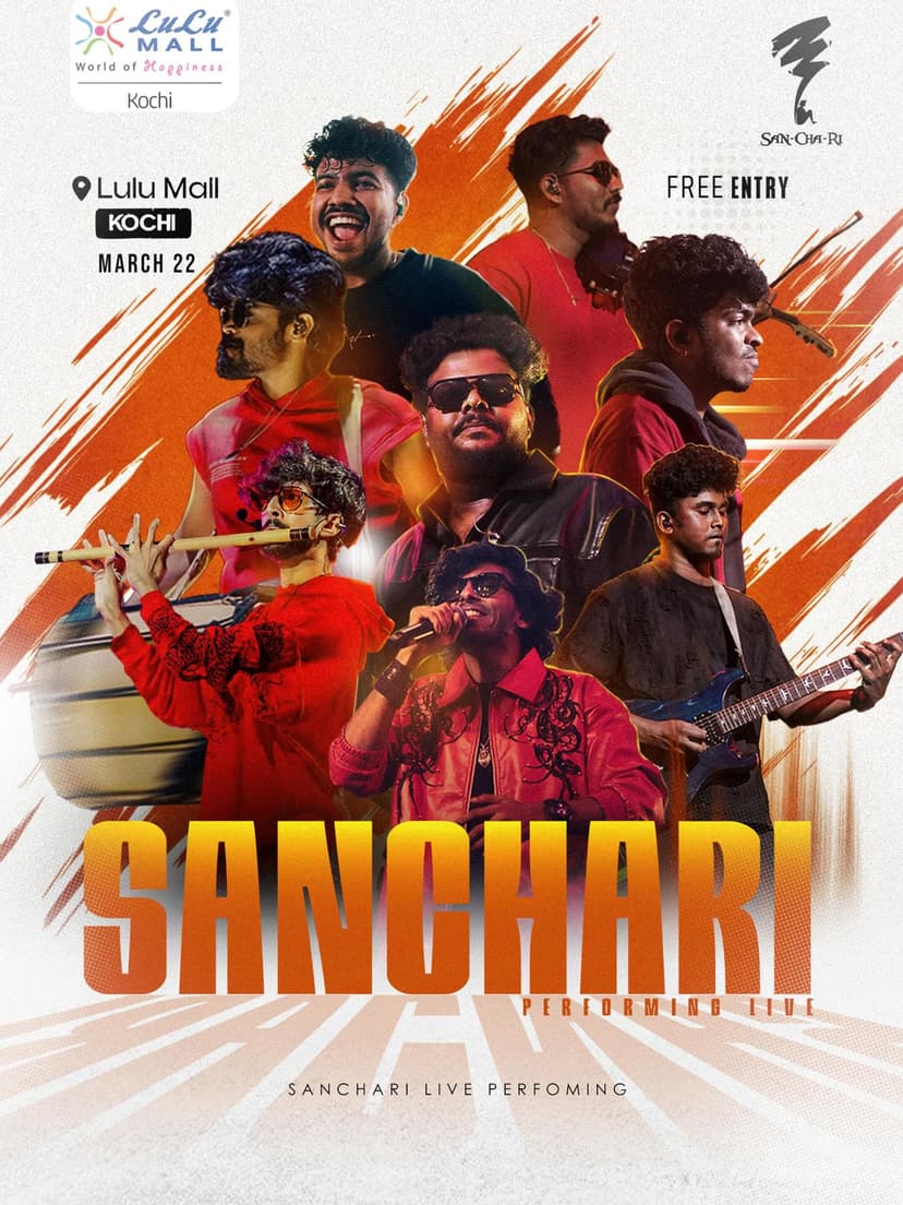 Sanchari Live at Lulu Mall Kochi - Music in Kochi