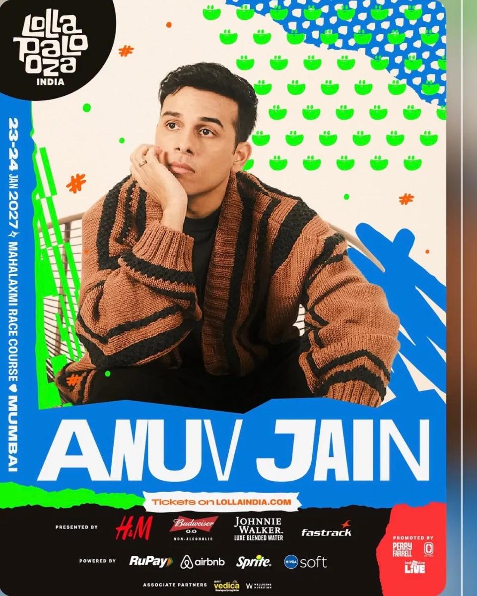 Anuv Jain Live at Lollapalooza India 2027 - Music in Mumbai