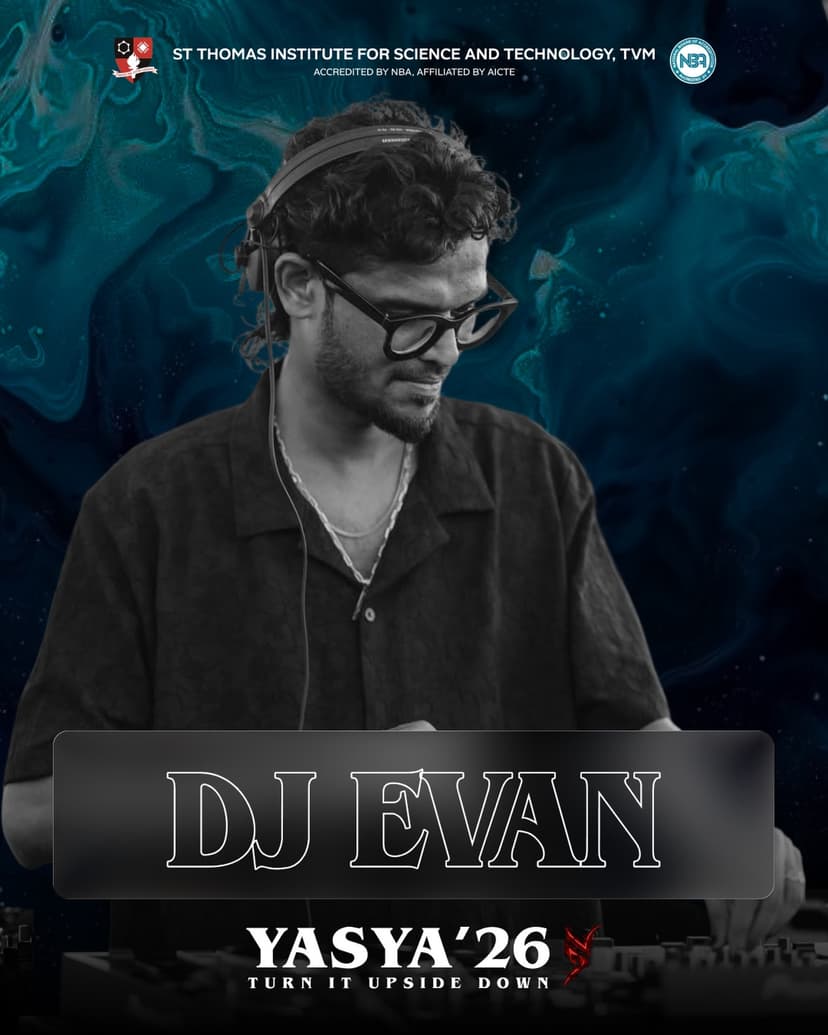 DJ Evan Live | YASYA 26 - Music in Trivandrum