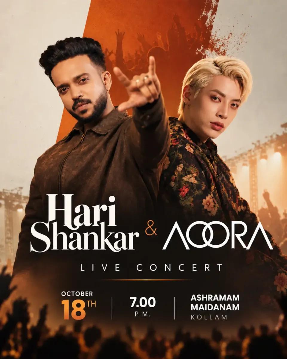 KS Harisankar & AOORA Live Concert - Music in Kollam