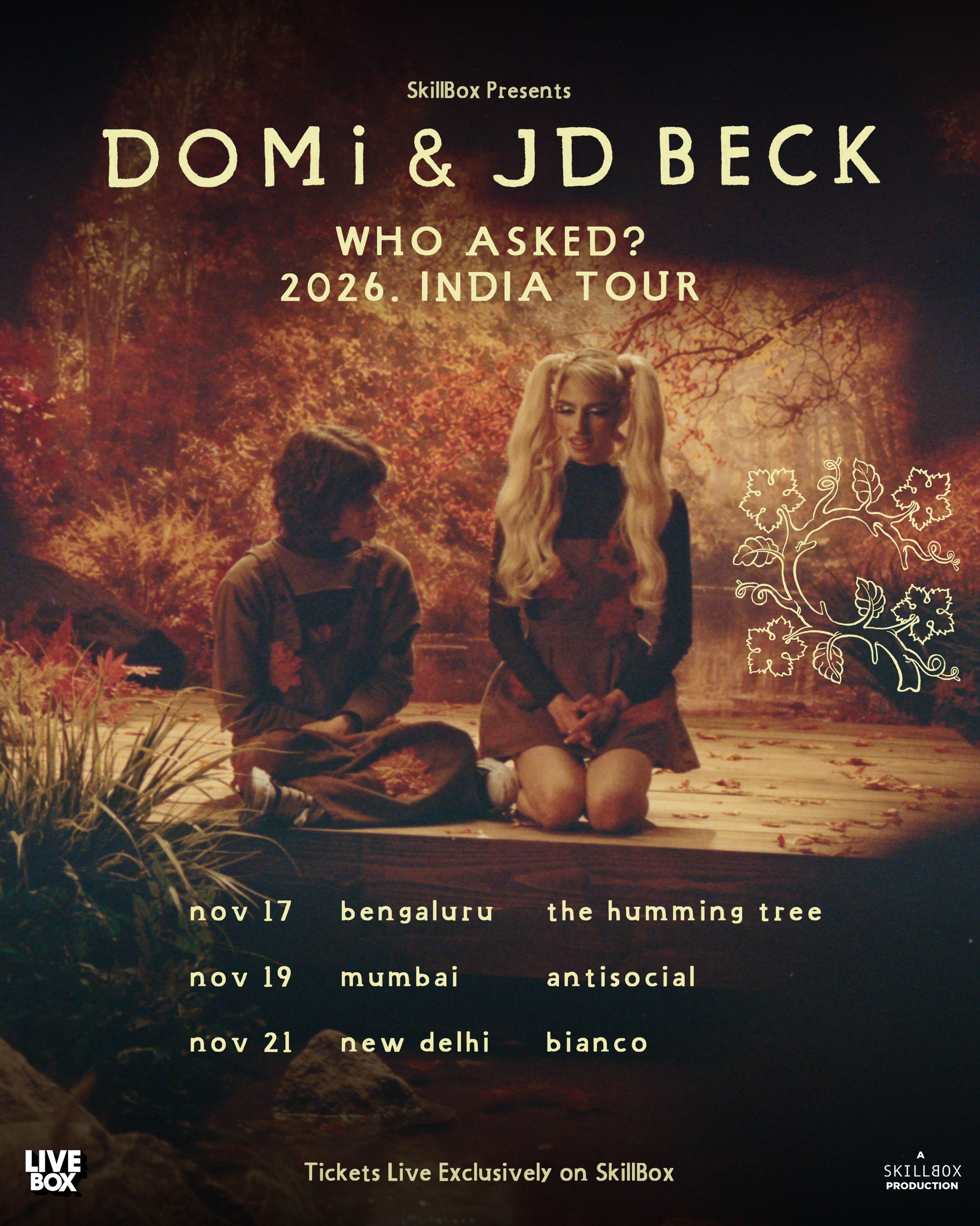 DOMi & JD Beck Who Asked ? India Tour | New Delhi