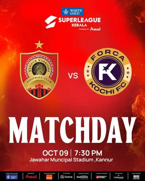 Kannur Warriors FC vs Forca Kochi FC | Super League Kerala - Sports in Kannur