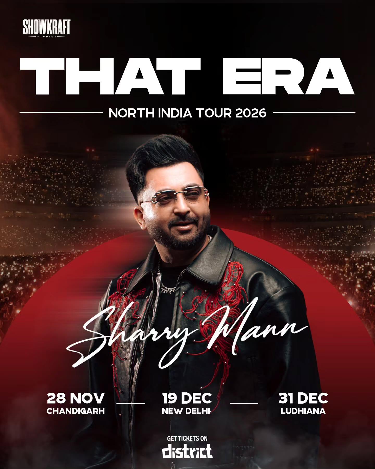 Sharry Mann's That Era North India Tour 2026 | Chandigarh