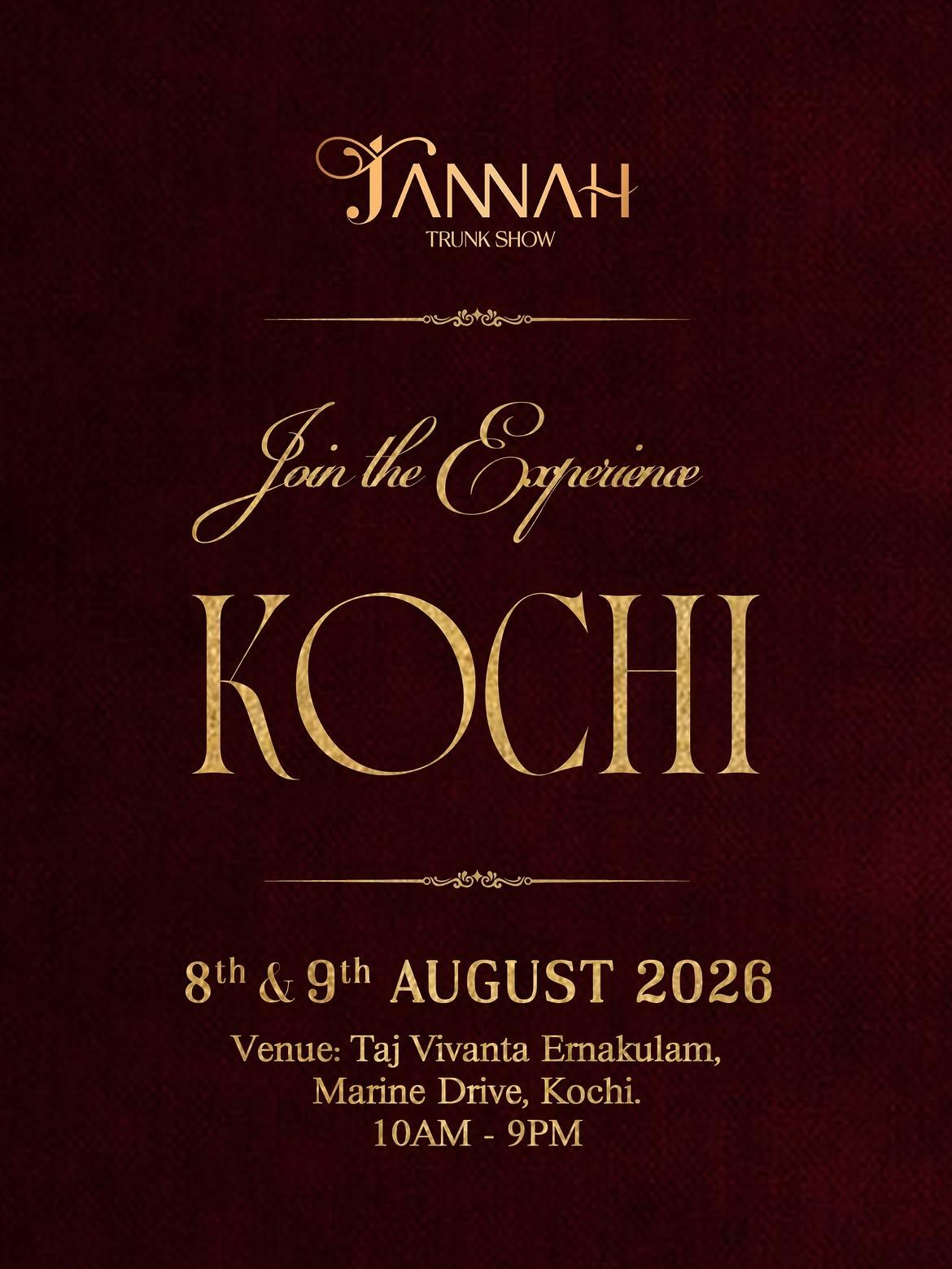 Jannah - Trunk Show